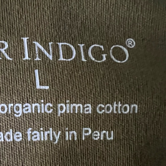 New “Fair Indigo” cotton knit dress with flattering fit for fall! - Picture 5 of 7